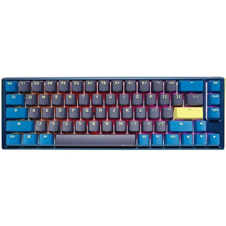 Ducky One 3 SF Daybreak Clavier USB Anglais américain Noir, Bleu