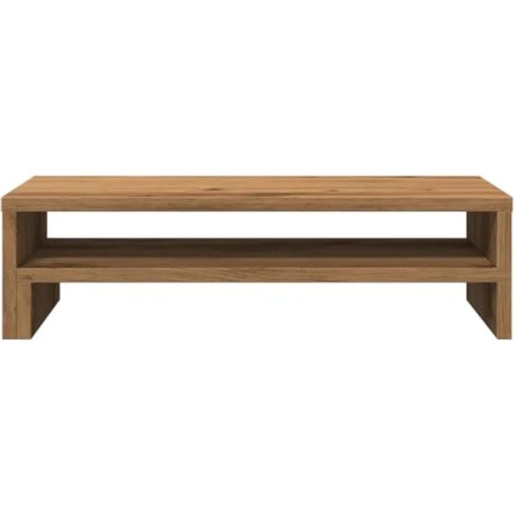 vidaXL Monitorständer Artisan-Eiche, 54x22x15 cm, Holzwerkstoff mit reichlich Stauraum, max. Belastbarkeit 25 kg – Bild 4