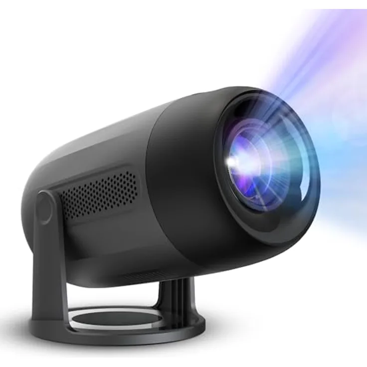 Philips NeoPix 150, Full HD Projektor mit 250 ANSI Lumen, 1000:1 Kontrast, tragbar, Wi-Fi, grau
