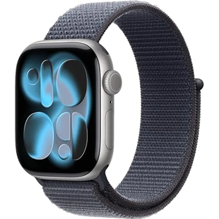 Apple Sport Loop Band, 42 mm, maritimblau, atmungsaktiv und leicht, One Size (passt den meisten Handgelenken) – Bild 2