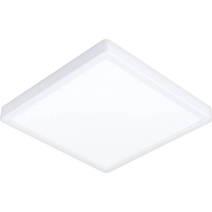 EGLO LED Deckenleuchte Fueva 6, eckige Badezimmer Deckenlampe, IP44, 29 x 29 cm, weiß – Bild 1