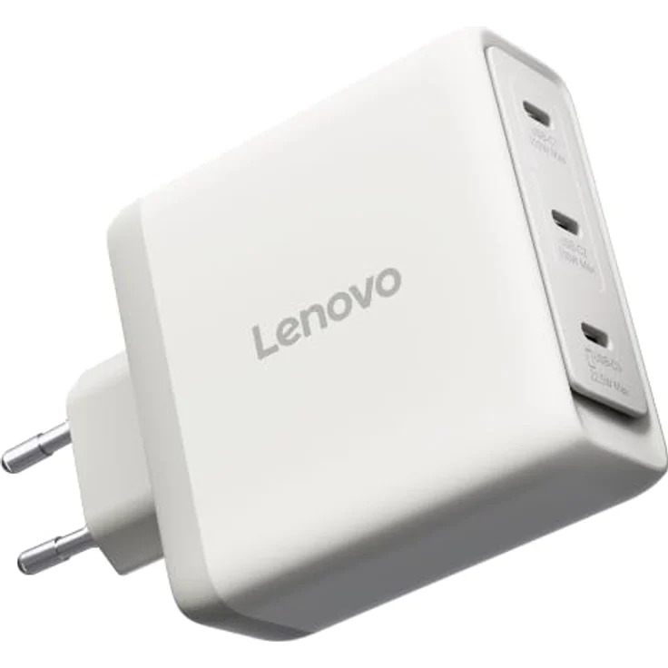 Lenovo Multi-port USB-C 100W GaN Charger, kompaktes Ladegerät mit 3 USB-C-Ports für gleichzeitiges Laden von Laptop und mobilen Geräten – Bild 7