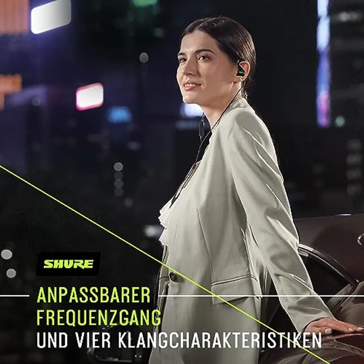 Shure SE846 Kabelgebundene Sound Isolating Ohrhörer, hochauflösender Klang, Vier Treiber, anpassbare Frequenzgang, sicherer In-Ear, abnehmbares Kabel, kompatibel mit Apple-und Android-Geräten – Grau – Bild 4