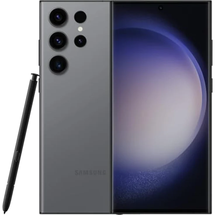 Samsung Galaxy S23 Ultra 5G 1TB/12GB RAM Dual-SIM graphite, Smartphone mit 200 MP Kamera und integriertem S Pen