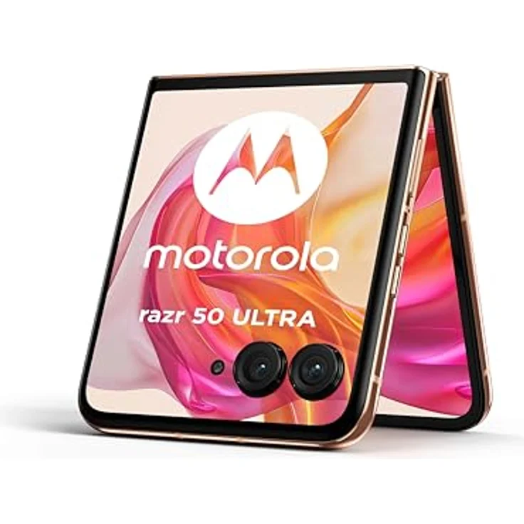Motorola Razr 50 Ultra (12/512 GB, 50+50MP, AI, 5G, Dual SIM), Peach Fuzz – Bild 2