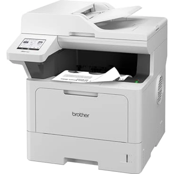 Brother MFC-L5710DN 4-in-1 Mulifunktionsdrucker schwarz weiß (A4, 48 Seiten/Min., 1.200x1.200 DPI, LAN, Duplex-ADF, 250 Blatt Papierkassette) weiß/grau – Bild 2