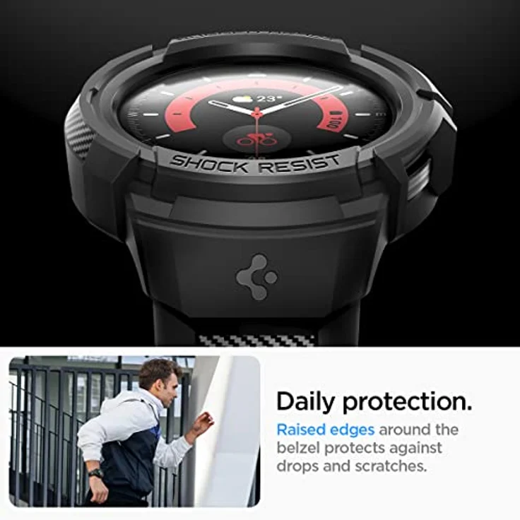 Spigen RUGGED ARMOR PRO Watch -UHR 5 PRO (45 MM) SCHWARZ – Bild 8
