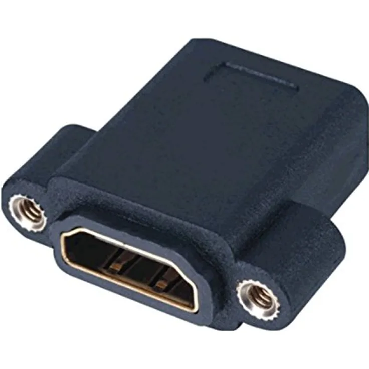 Lyndahl LKPA005 HDMI 1.4 Adapter für Frontplattenmontage, 2X Buchse. HDMI Adapter/HDMi-Kupplung für 2 HDMI-Kabel zur Plattenmontage
