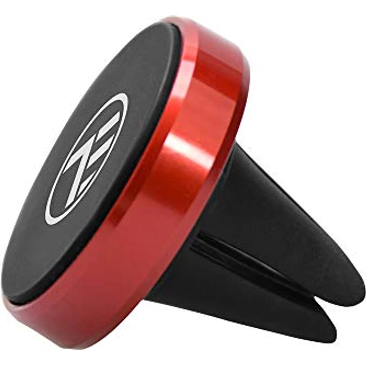 TELLUR Car Phone Holder Magnetic MCM4, Air Vent Mount, Metallic, Red – Bild 2
