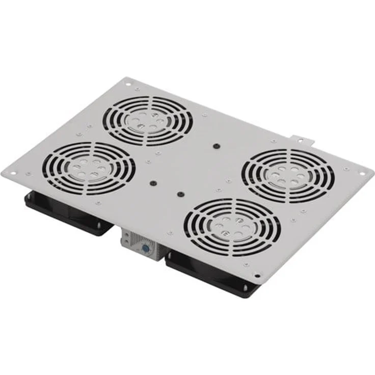 EFB NORDIC Rack Dachventilator EFB-Elektronik, 4-Wege mit Thermostat, AC 230 V, RAL 7035 Hellgrau