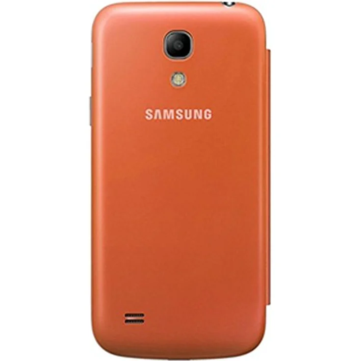 Original Samsung Galaxy S4 mini (GT-I9195) Flipcover orange – Bild 2