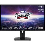 MSI G274QPXDE 27 Zoll Gaming Monitor, WQHD (2560x1440), Rapid IPS, 240Hz, 1ms, G-Sync Compatible, HDR 400, schwarz