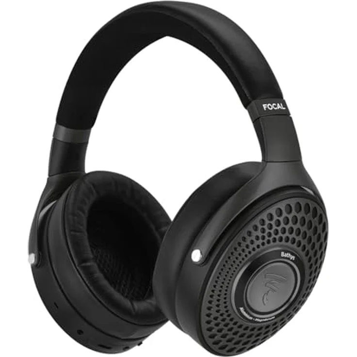 Focal Bathys Over Ear HiFi Bluetooth Wireless Kopfhörer mit aktiver Geräuschunterdrückung (Black Stealth) – Bild 1