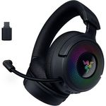 Razer Kraken V4 - Kabelloses Gaming-Headset (THX Spatial Audio, 9-Zonen-RGB-Beleuchtung, Schwarz)
