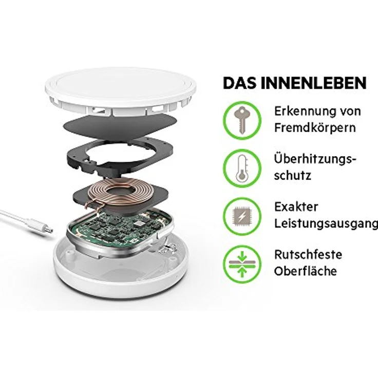 Belkin Boost UP Bold Wireless Charging Pad, 10 W, weiß – Bild 4