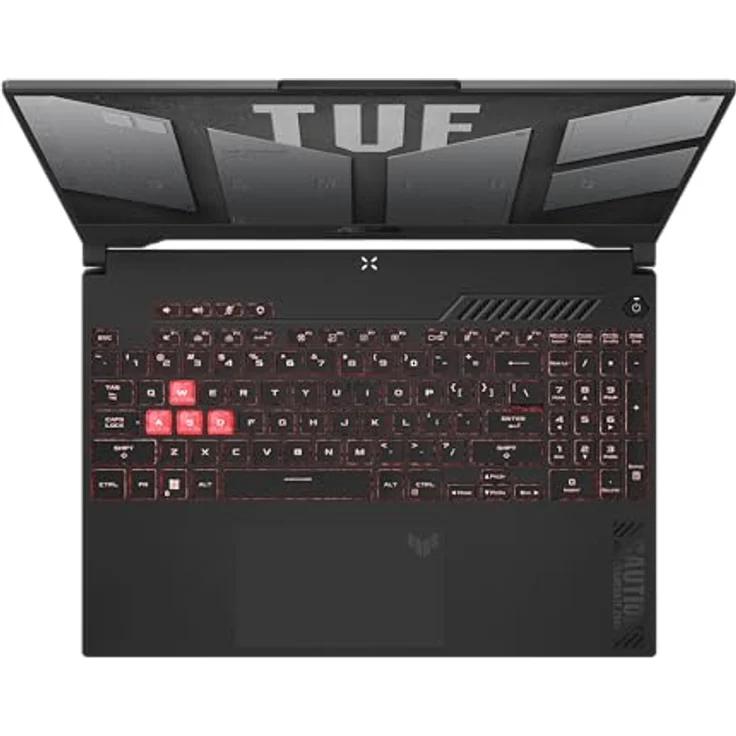 ASUS TUF Gaming A15 FA507UV-HQ055W AMD Ryzen™ 9 8945H Laptop 39,6 cm (15.6") Quad HD 16 GB DDR5-SDRAM 1 TB SSD NVIDIA GeForce RTX 4060 Wi-Fi 6 (802.11ax) Windows 11 Home Schwarz, Grau – Bild 3