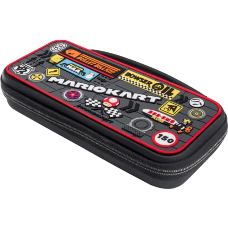 PDP Deluxe Travel Case für Nintendo Switch, Hartschalenkoffer im Mehrfarbig Design mit Mario Kart Lizenz – Bild 5
