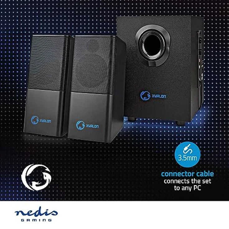 Gaming-Lautsprecher 2.1 USB-betrieben 3,5-mm-Klinke RMS: 11 W – Bild 6