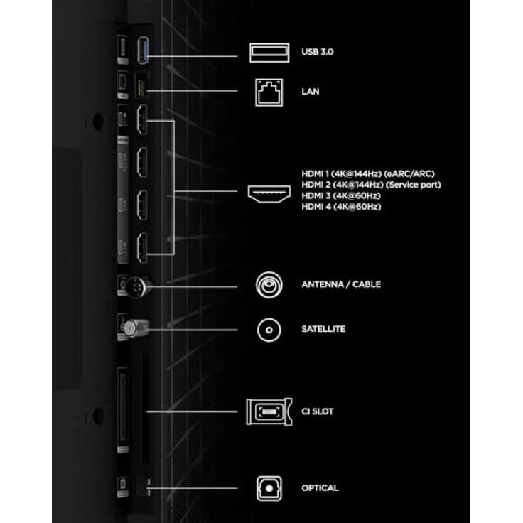 TCL Q7 85Q7D Pro, 85 Zoll 4K Ultra HD Mini LED Smart-TV mit Dolby Atmos, WLAN, 3840 x 2160 Pixel – Bild 18