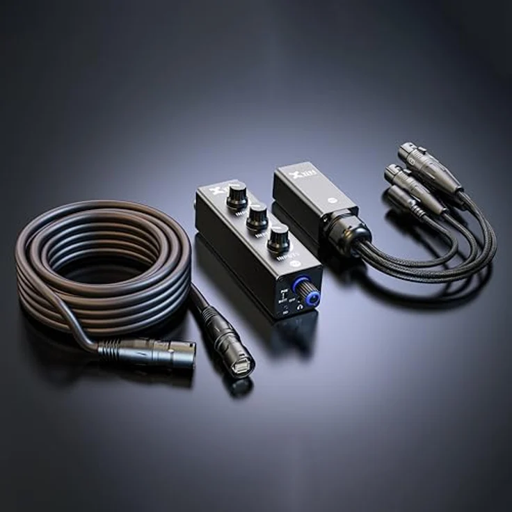 Xvive PX System (Line-Mischer), Tragbarer Mixer mit drei Kanälen, Schwarz – Bild 6