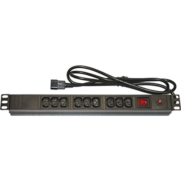 Unbekannt Link lk10052 Steckdosenleiste 9 Fach weiblich IEC C13 Für Schrank Rack 19 "