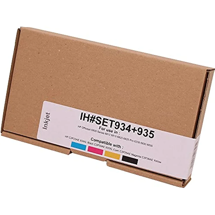 ABC Tintenpatrone Kompatibles Set 4x Druckerpatrone für HP 934XL 935XL Officejet 6800, Schwarz/Cyan/Magenta/Gelb – Bild 2