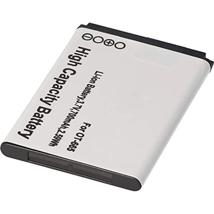 AccuCell Akku kompatibel mit Alcatel One Touch OT-665, 3,7V 700mAh Li-Ion Ersatzakku für Alcatel One Touch 2012 und Sesame II – Bild 3