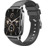 XO J10 Smartwatch, 2,01" AMOLED, Fitness Tracker, IP67 Wasserdicht, Schwarz
