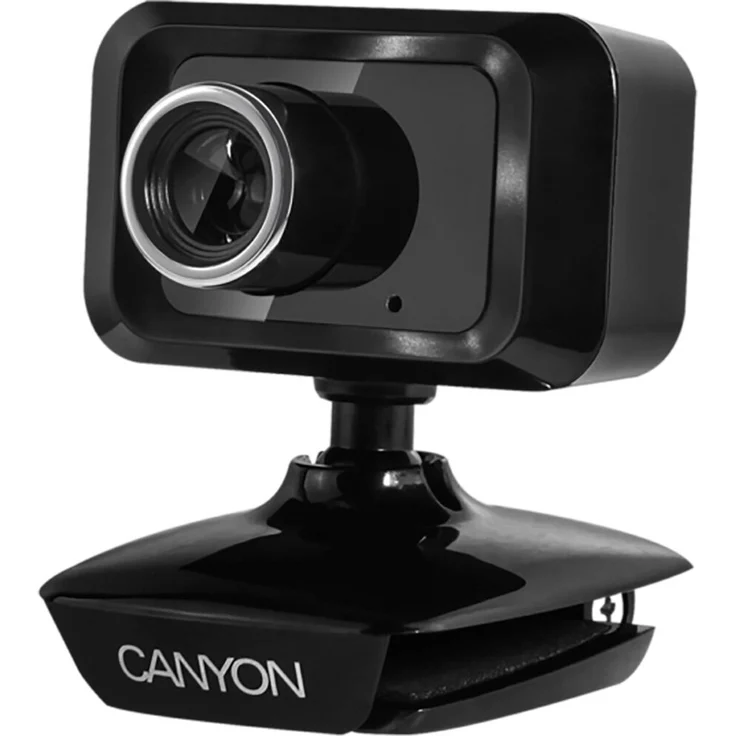 Canyon CNE-CWC1 1,3 MP Webcam 1600 x 1200 Pixel 30 fps USB 2.0 Schwarz Clip / Ständer