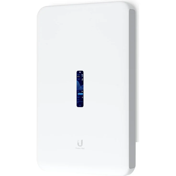 Ubiquiti Dream Wall, Wandmontierbare UniFi-Gateway-Konsole mit integriertem Hochgeschwindigkeits-Zugangspunkt, Netzwerkvideorekorder und PoE-Switch, Weiss