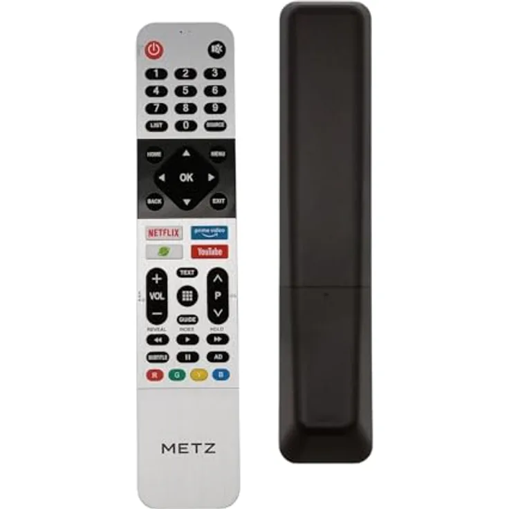 METZ-WERKE Original Metz Fernbedienung N030107-000670-001 für 32MTB4001Y, 43MUC5000, 50MUB7111, 55MUB7111, schwarz