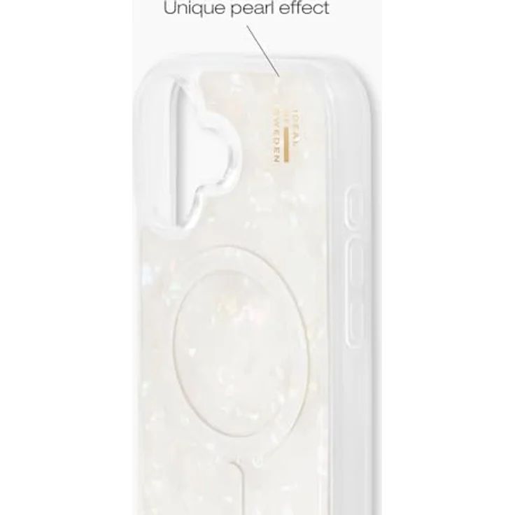 IDEAL of Sweden Pearlised iPhone 16 Hülle MagSafe – Weiß, Dünn, Leicht, Stoßfest & Nachhaltig für Optimalen Alltagsschutz – Bild 2