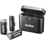 Godox WES1 KIT2, Wireless Mikrofon System 2.5GHz mit hoher Signalstabilität
