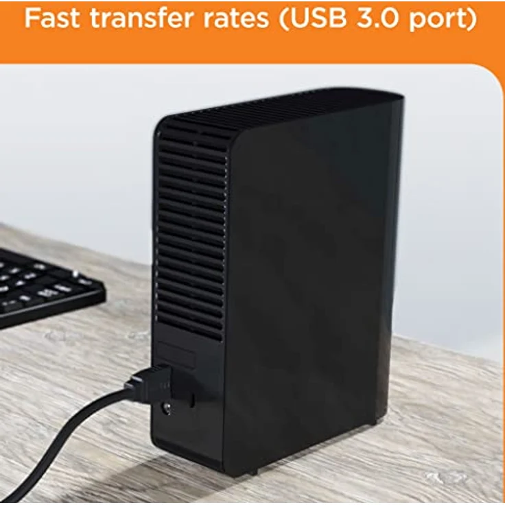WD Elements Desktop-Speicher 24 TB, USB 3.0 Kompatibel, stoßfest, Schwarz - Preisvergleich – Bild 4