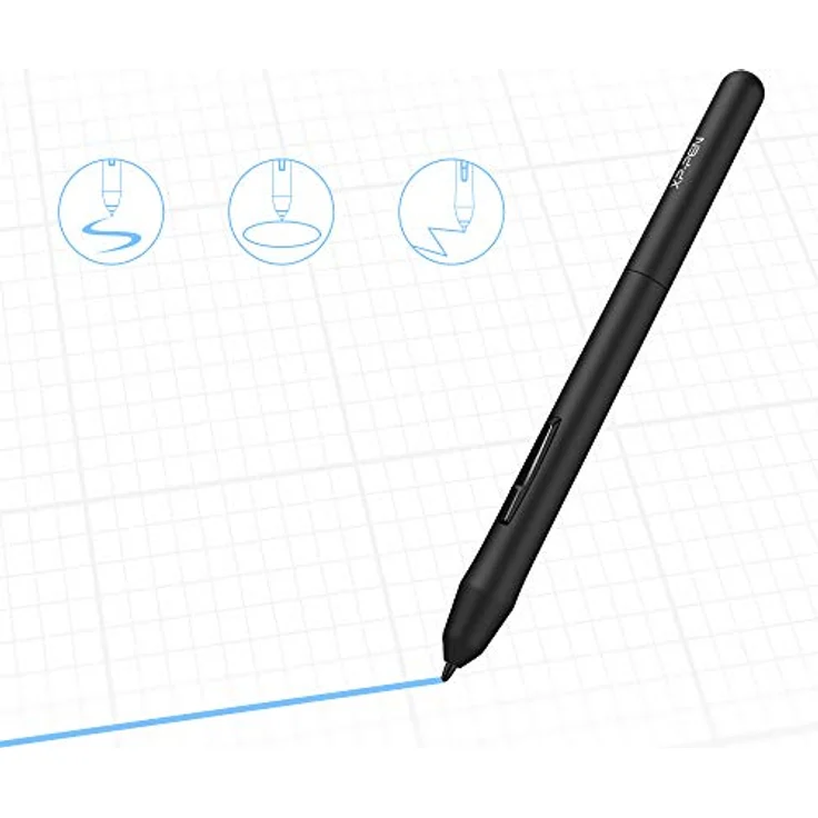 XP-PEN Star 03 V2 Grafiktablett, 10''x6 Zeichentablett mit 8192 Druckstufen und 266 RPS für PC (Win/Mac/Chrome OS) – Bild 5