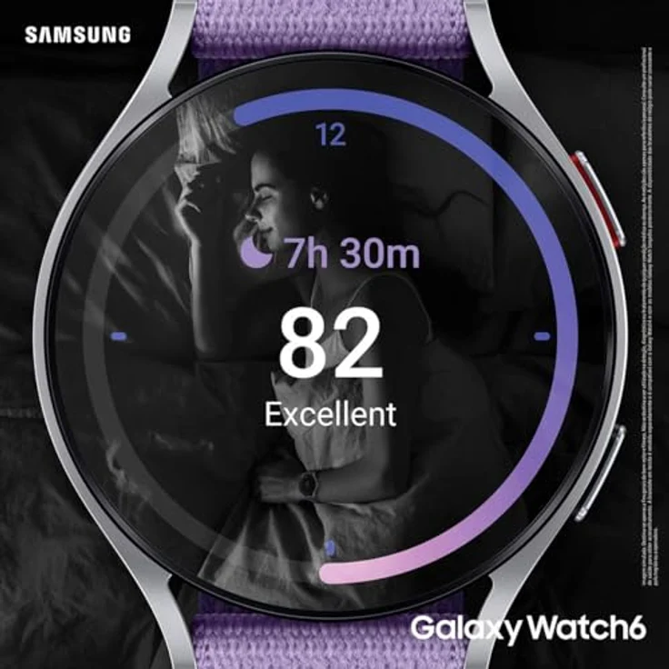 Samsung Galaxy Watch 6, Smartwatch 44mm Bluetooth in Graphit, grau – Bild 5