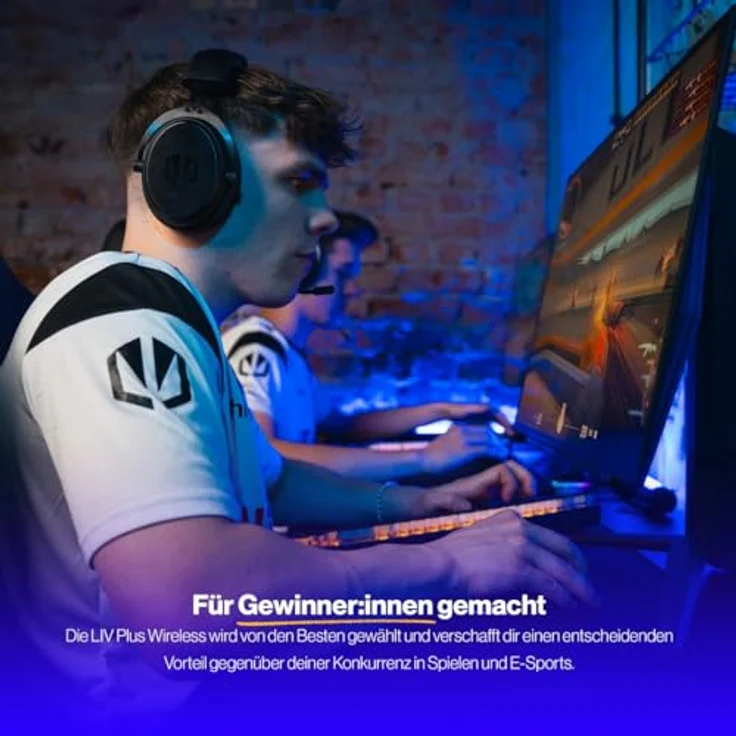 ENDORFY LIV Plus Wireless Gaming Maus, Ultraleichtes Design (69 g), Maximal 26.000 DPI, PixArt PAW3395, mit Ladestation im Set - Schwarz, EY6A016 – Bild 2