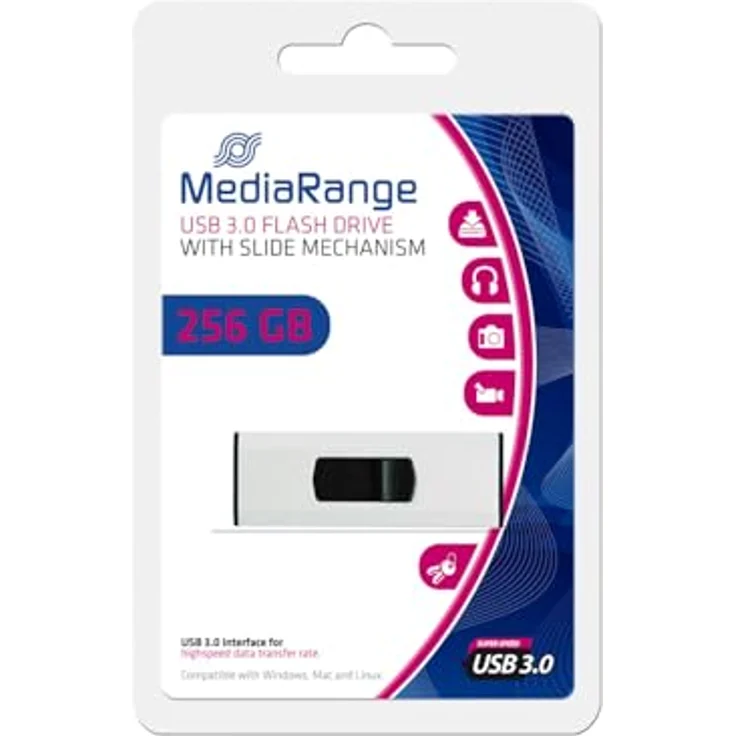 MediaRange USB 3.0 flash drive, 256GB – Bild 3