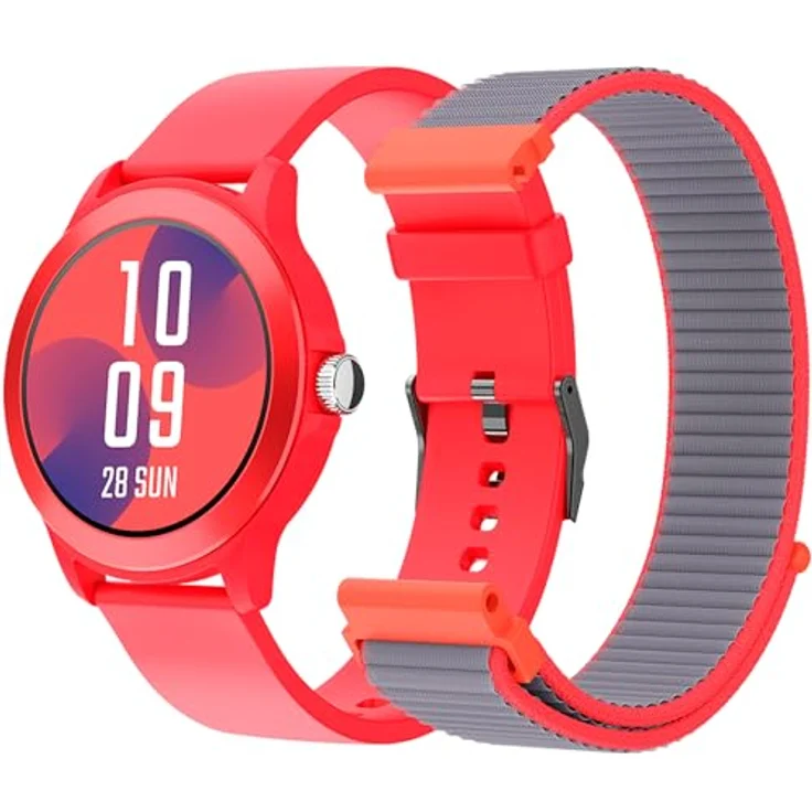 SPC Smartee Duo Vivo, 42 mm Smartwatch mit 1,27 Zoll IPS-Touchscreen, IP68 wasserdicht, Gesundheits- und Aktivitätssensoren, Bluetooth und 290 mAh Akku – Bild 1