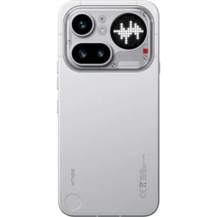 Nothing Phone (4a) Pro - 50MP Triple-Kamera, 140x Ultra-Zoom, 12GB RAM, 256GB Speicher, Metall-Unibody, 144Hz AMOLED, Glyph Bar, Silber – Bild 2