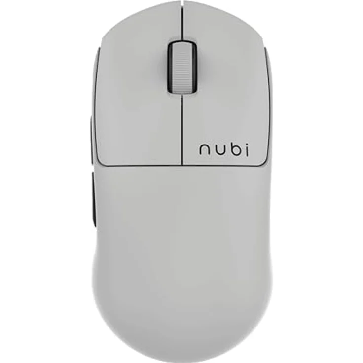 Nubi NM1 Gaming-Maus, kabellos und kabelgebunden, 12000 DPI, PixArt PAW3395, ultraleicht mit 39 g, 230 mAh Akku für bis zu 45 Stunden – Bild 2
