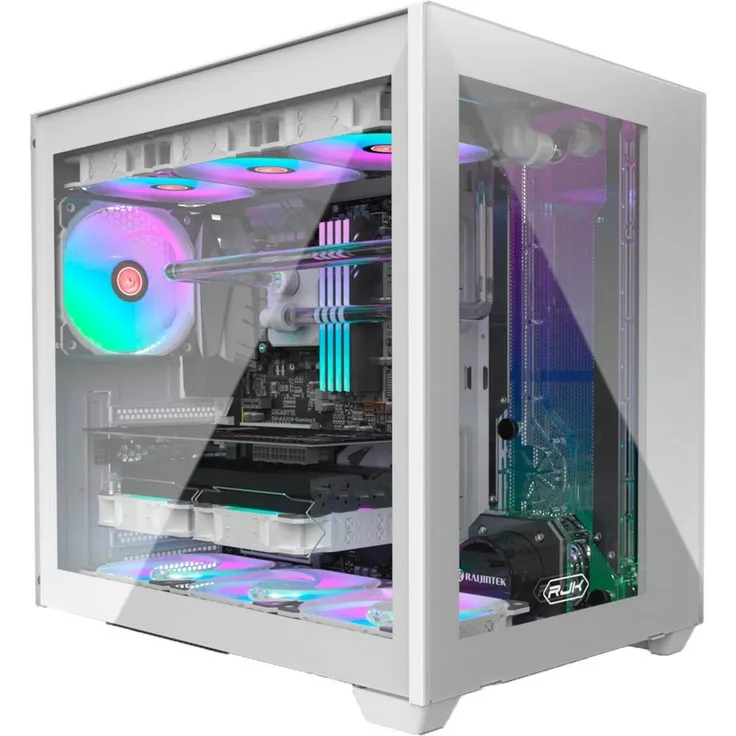 raijintek PC-Gehäuse PAEAN C7, ATX Formfaktor, Wasserkühlungspotenzial, USB-C 3.1, schwarz