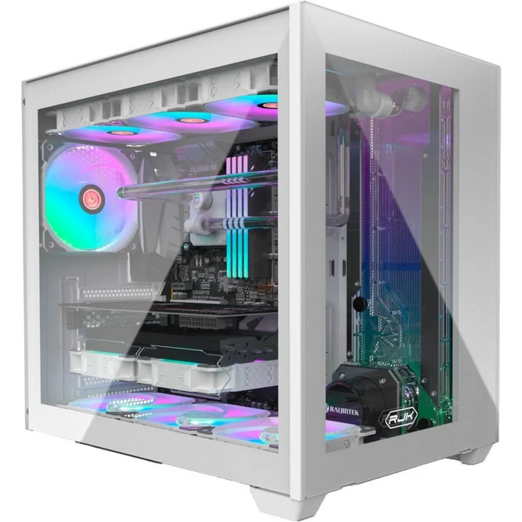 raijintek PC-Gehäuse PAEAN C7, ATX Formfaktor, Wasserkühlungspotenzial, USB-C 3.1, schwarz – Bild 1