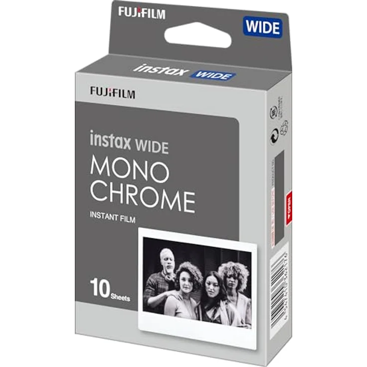 INSTAX instax™ Wide Film, Monochrom 1x10, Schwarz-Weiß Film für instax WIDE Kameras – Bild 3