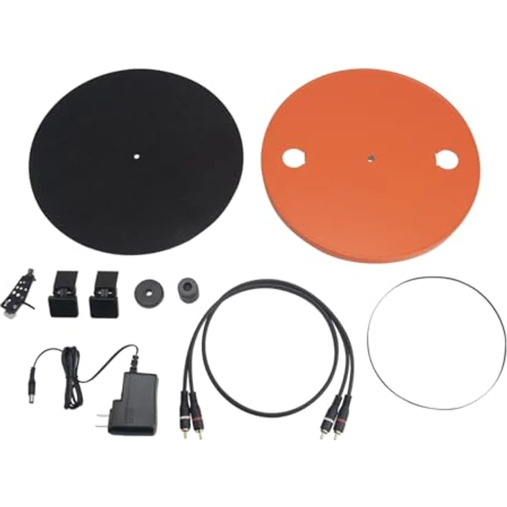 JBL Spinner BT – Hochwertiger Schallplattenspieler mit Bluetooth und aptXTM HD – Schwarz und Orange – Bild 5