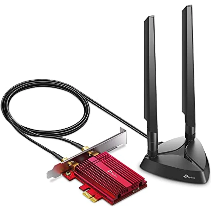 TP-Link Archer TXE75E Wi-Fi 6E WLAN PCIe Netzwerkkarte mit Bluetooth 5.2, 5400 Mbps, WPA3, Inter Chipsatz mit 2 abnehmbaren Antennen, Win 11/10 – Bild 3