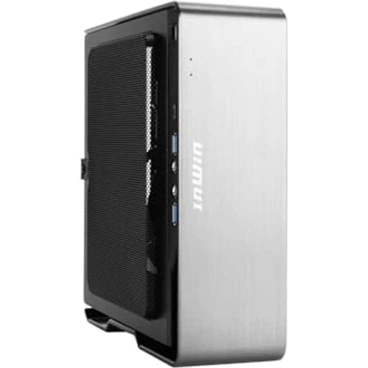 In Win Chopin MAX Mini-ITX Gehäuse, 200 W 80+ Gold, silber, Platz für 2x 2,5-Zoll-SSDs, inklusive USB 3.2 Gen 2x2 Type-C