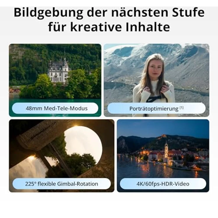 DJI Mini 5 Pro Drohne, 4K Ultra HD mit 1-Zoll-CMOS-Kamera, omnidirektionaler Hinderniserkennung, DJI RC-N3 Fernsteuerung – Bild 3