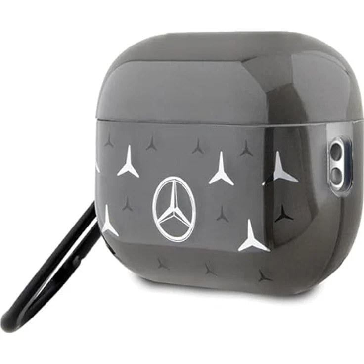 Mercedes-Benz MEAP28DPMGS Hülle für AirPods Pro 2, Schwarz mit großem Sternenmuster – Bild 3