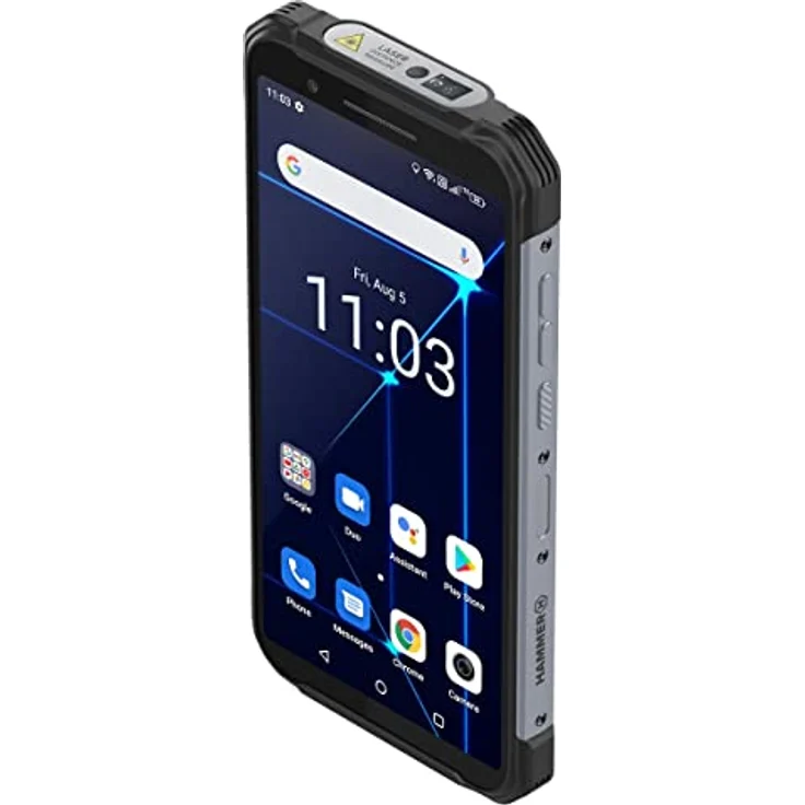 Hammer Construction (128 GB, 6", Dual SIM, 16 Mpx, 4G), Robustes Smartphone, Schwarz – Bild 8